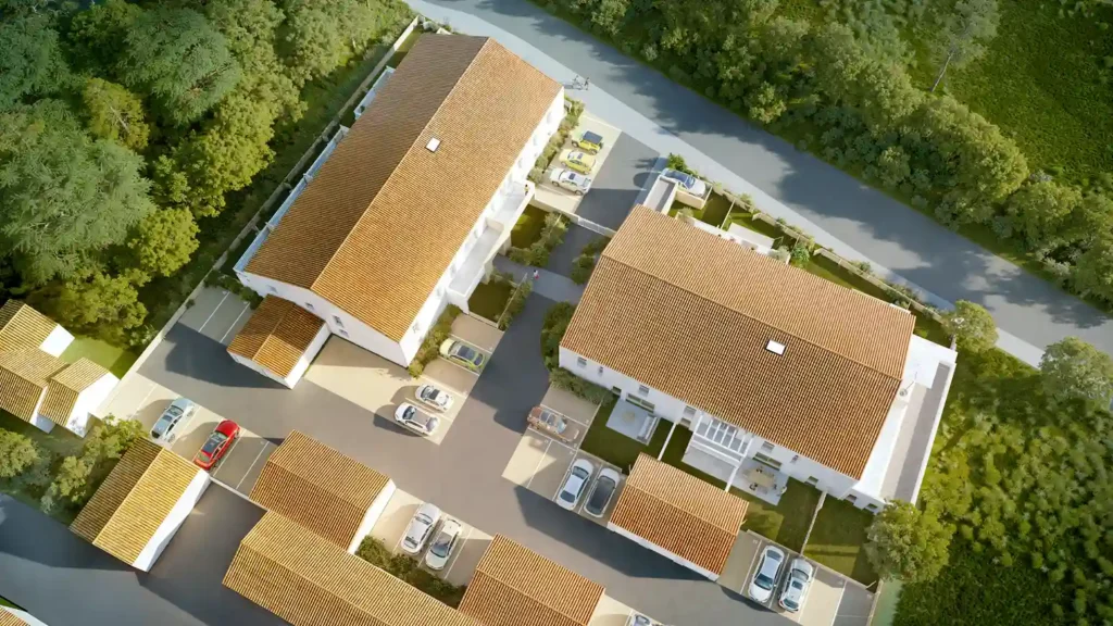 Les Rochers de l’Océan, résidence d’appartements neufs en bord de mer, proche de Saint-Gilles-Croix-de-Vie, au cœur de la Vendée.